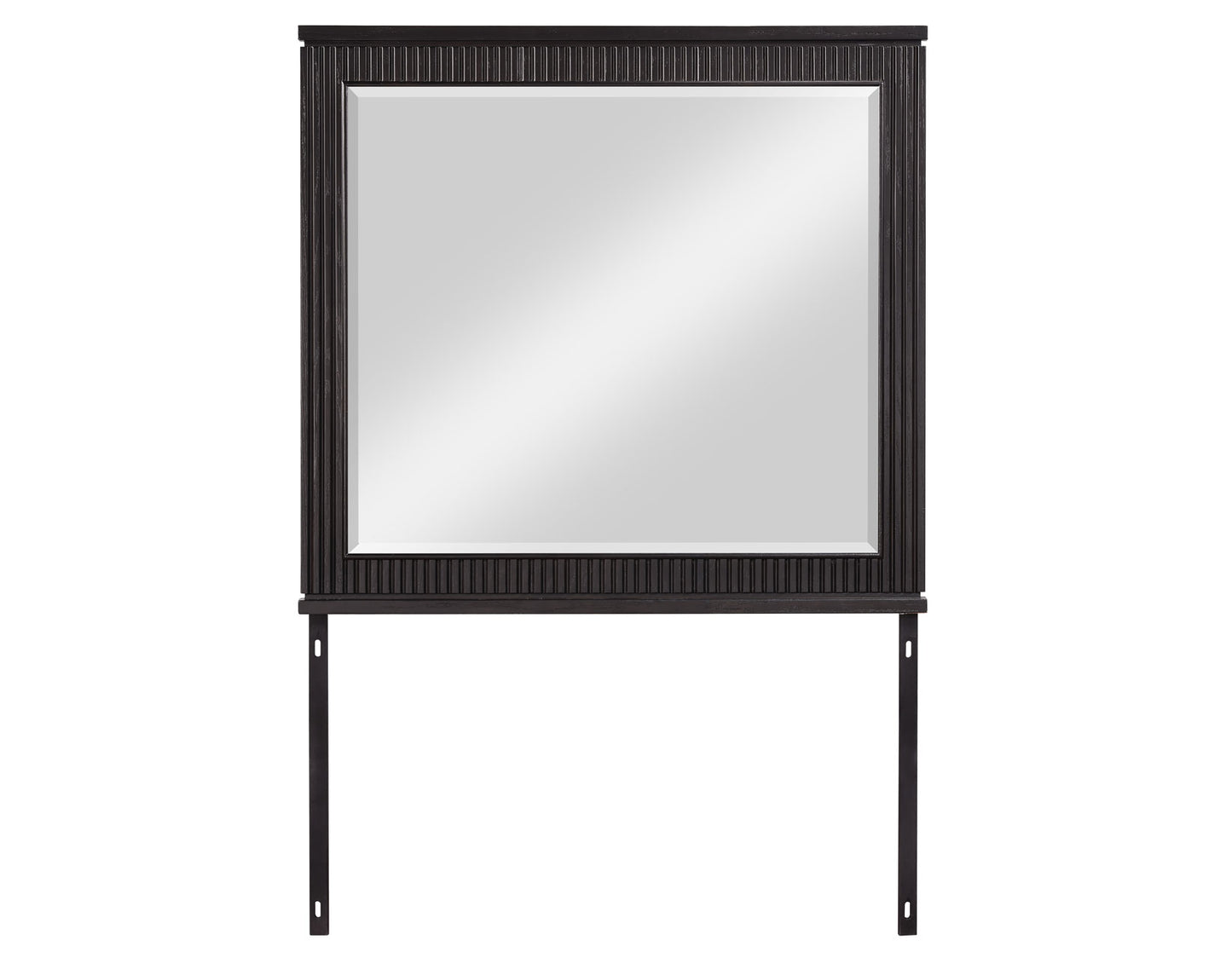 Henry Reeded 42" Mirror, Espresso Finish