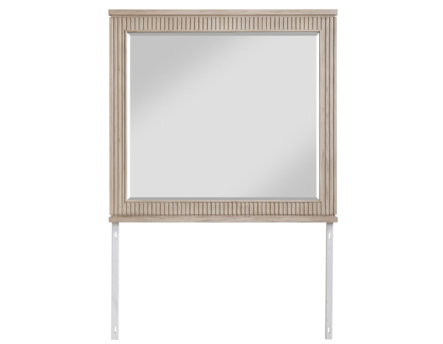 Henry Reeded 42" Mirror, Tan Finish