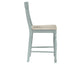 Darcy Solid Wood 24" Counter Stool, Mint Green and Natural Finish