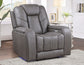 Daniel Triple Power Home Theater Leather Recliner with Built-in Speakers