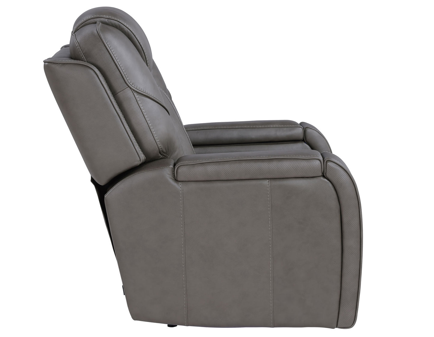 Daniel Triple Power Home Theater Leather Recliner with Built-in Speakers