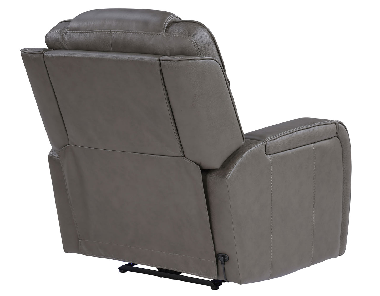 Daniel Triple Power Home Theater Leather Recliner with Built-in Speakers