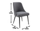 Colfax Side Chair Charcoal