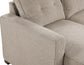 Noah Convertible Sleeper Loveseat, Tan