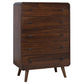 Robyn 5-piece Full Bedroom Set Dark Walnut