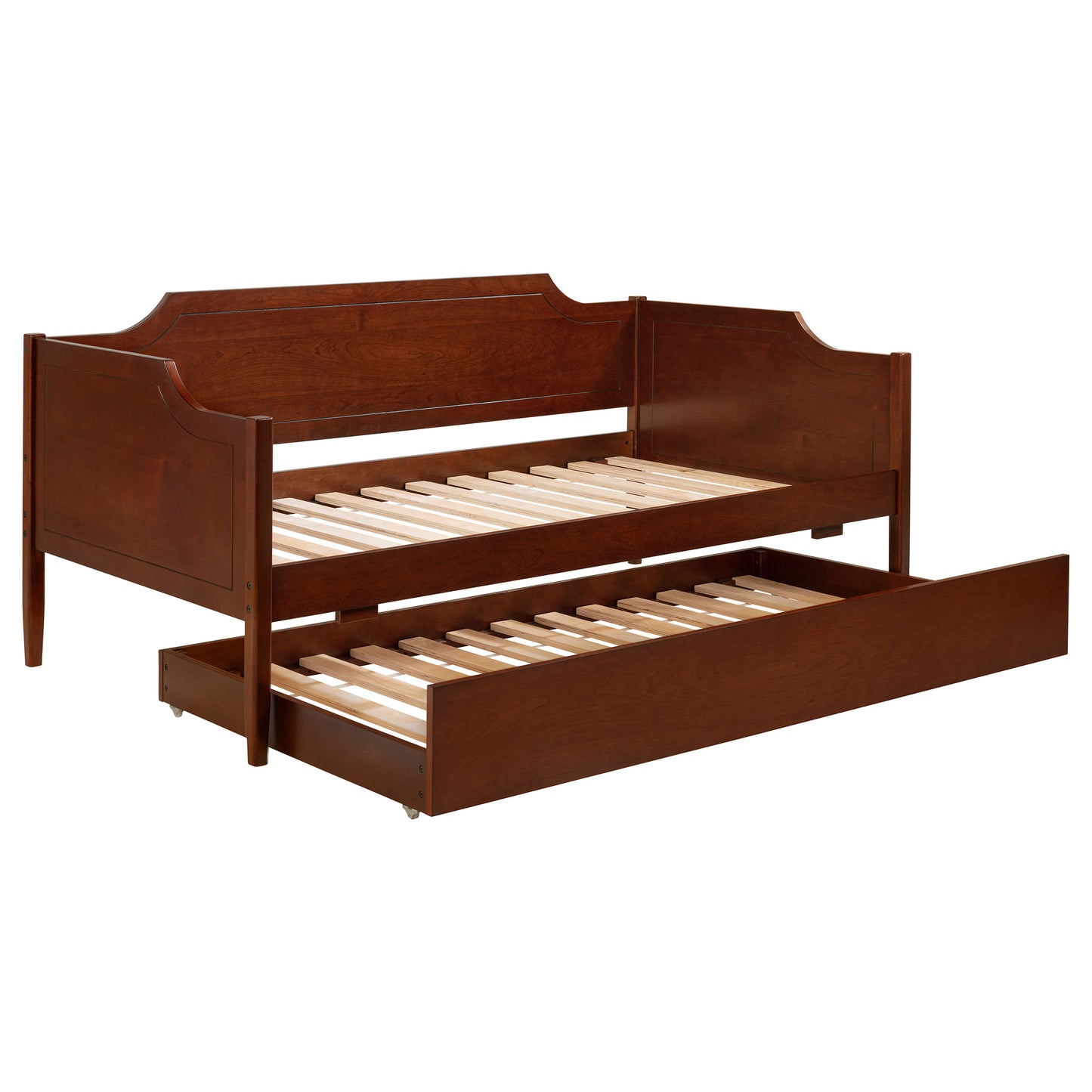 Redding Wood Twin Daybed With Trundle Cherry