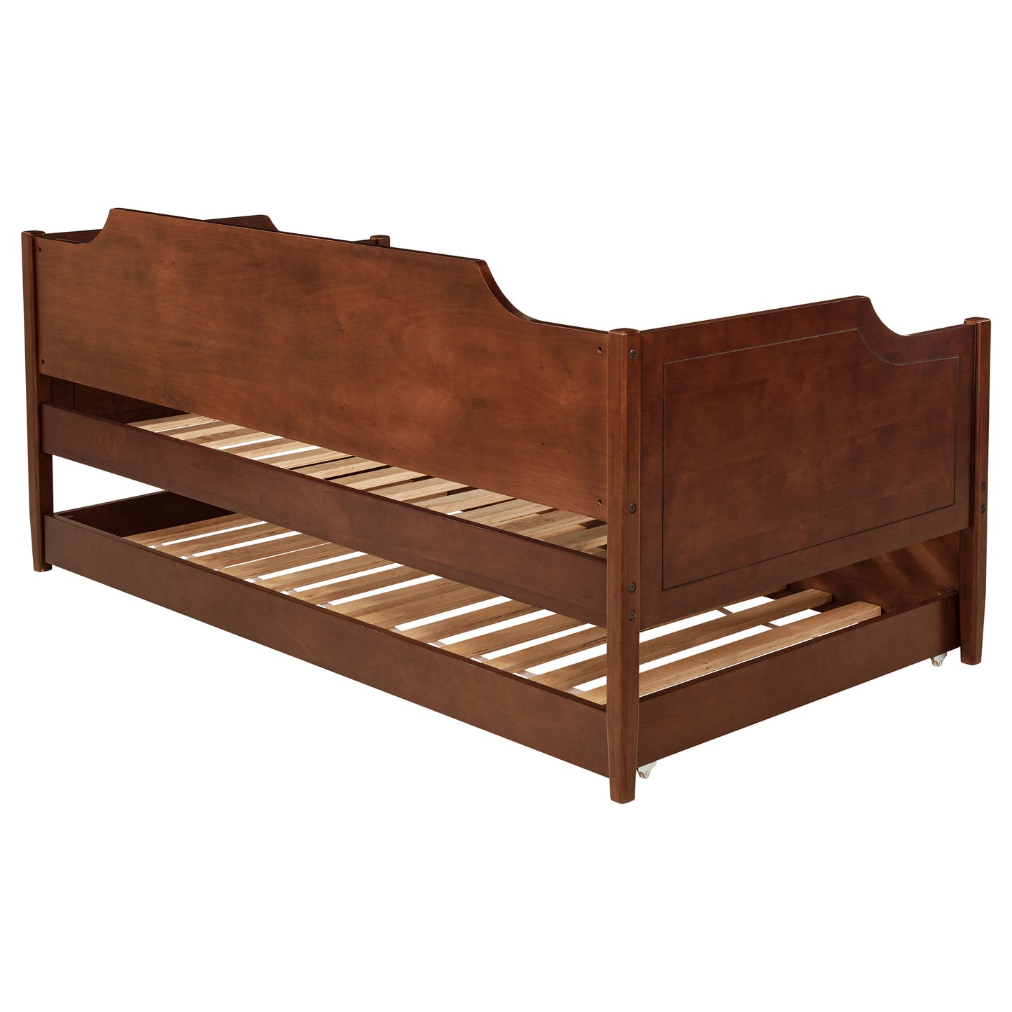 Redding Wood Twin Daybed With Trundle Cherry