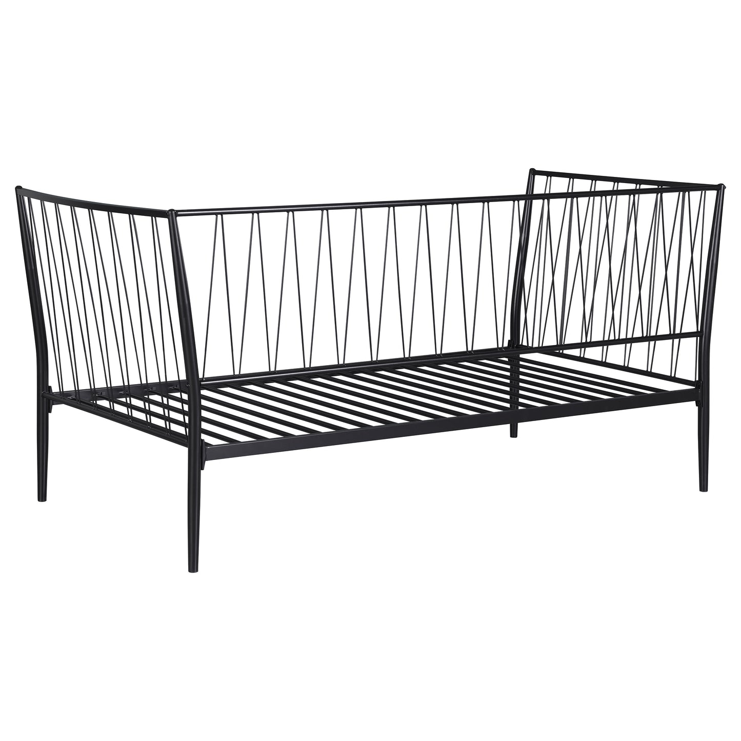 Richland Metal Twin Daybed Bed Frame Matte Black