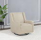 Serra Boucle Upholstered Swivel Glider Recliner Sandy Beige