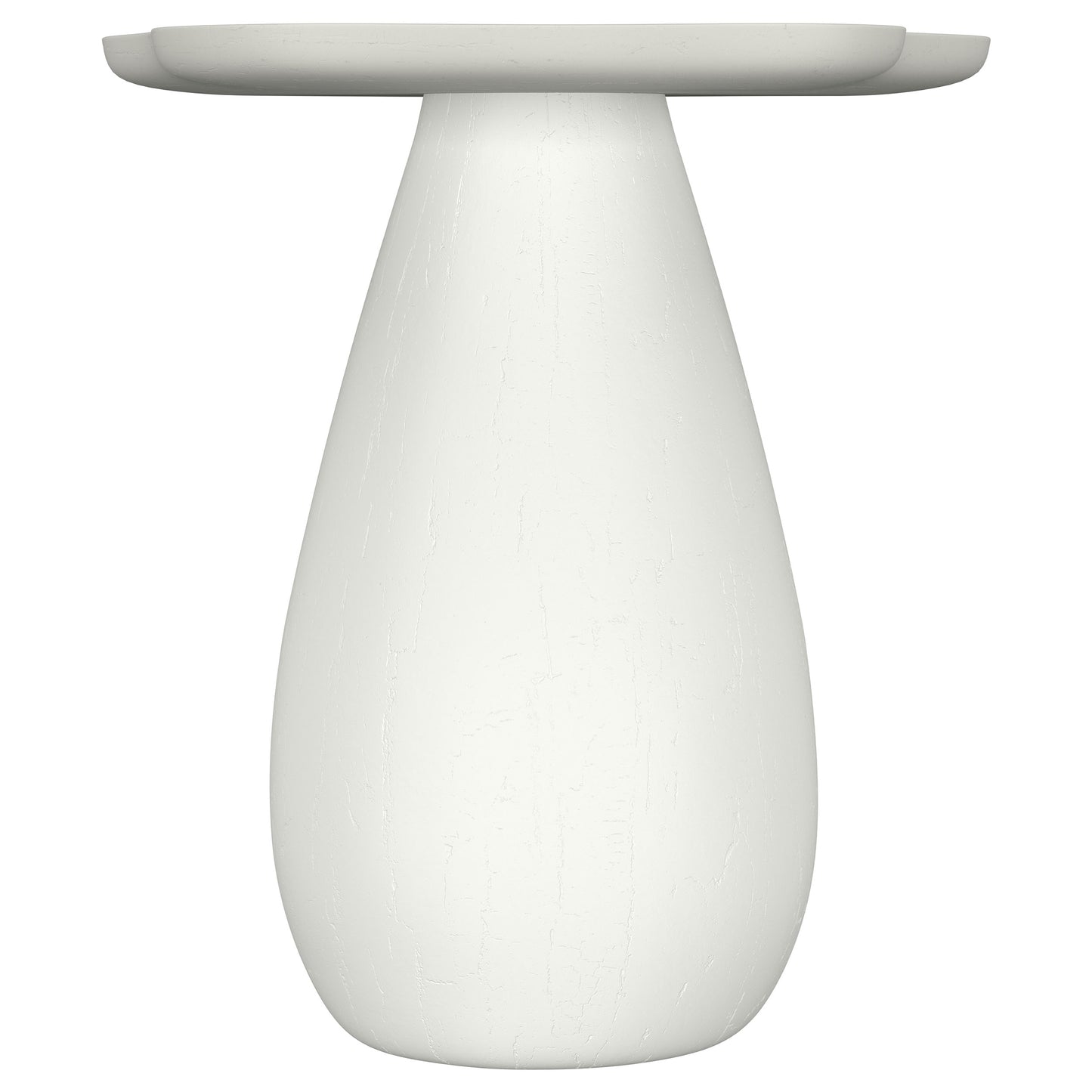 Perth 20-inch Side Table with Cloud-Shaped Top Off White