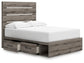 Graystorm Full Panel Bed with Storage