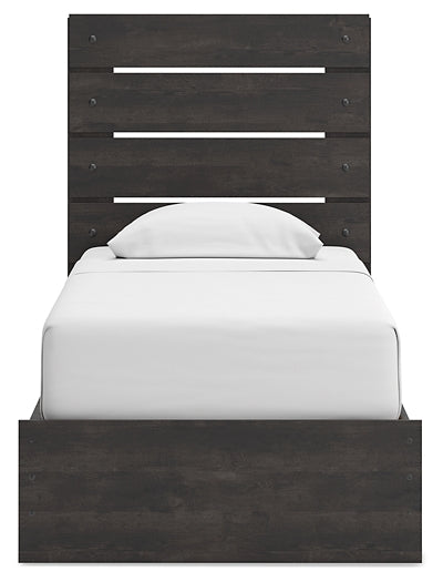 Hollivern  Panel Bed With Storage