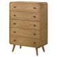 Robyn 5-drawer Bedroom Chest of Drawers Light Ash