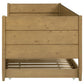 Calinda Wood Twin Daybed With Trundle Natural