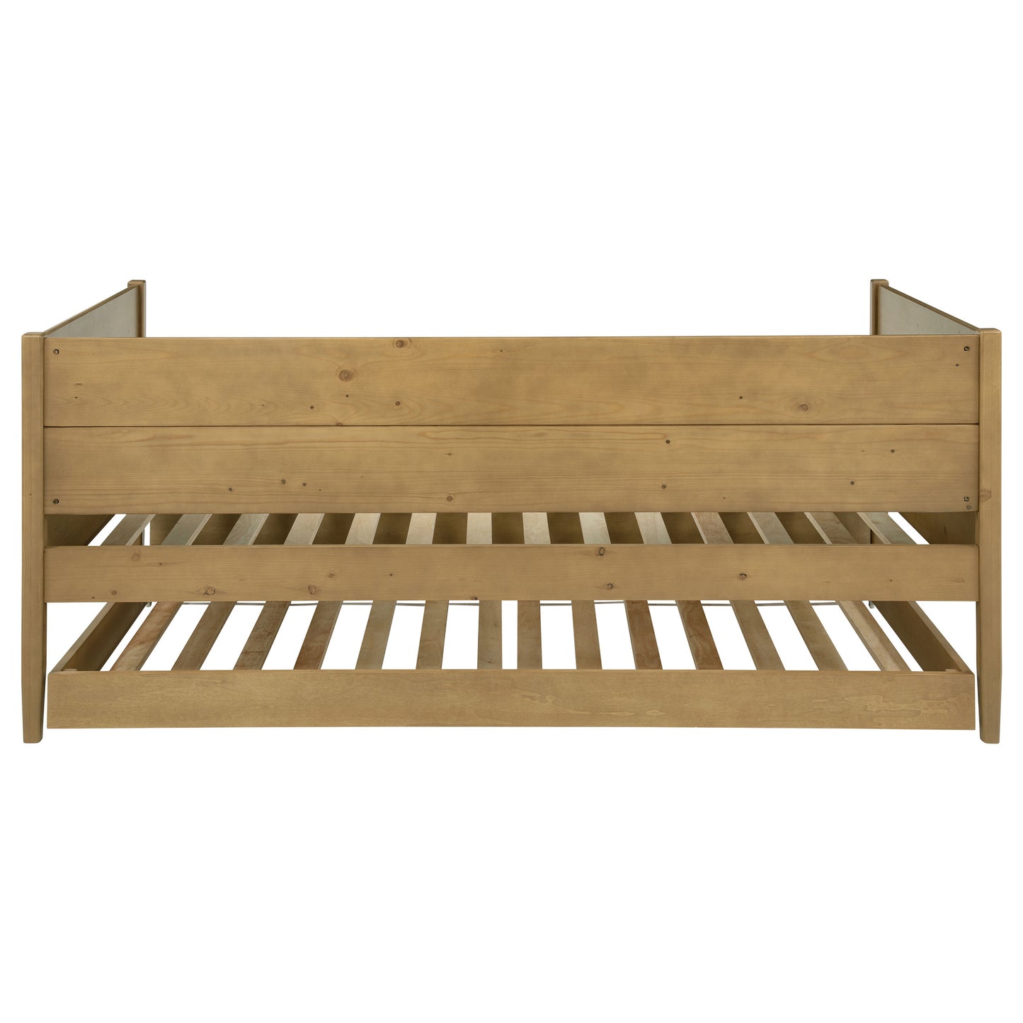 Calinda Wood Twin Daybed With Trundle Natural