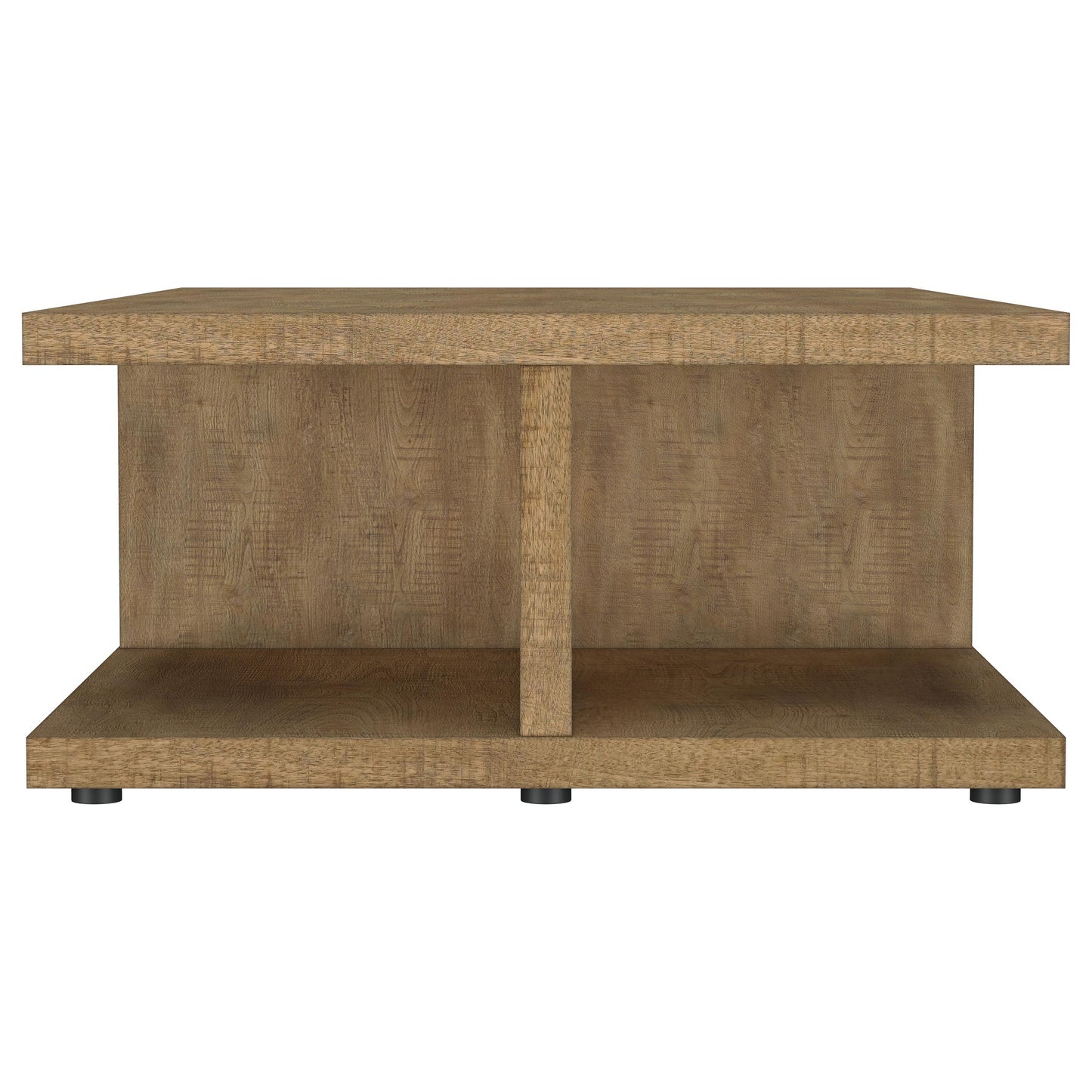 Cortona Square Engineered Wood Cocktail Coffee Table Mango