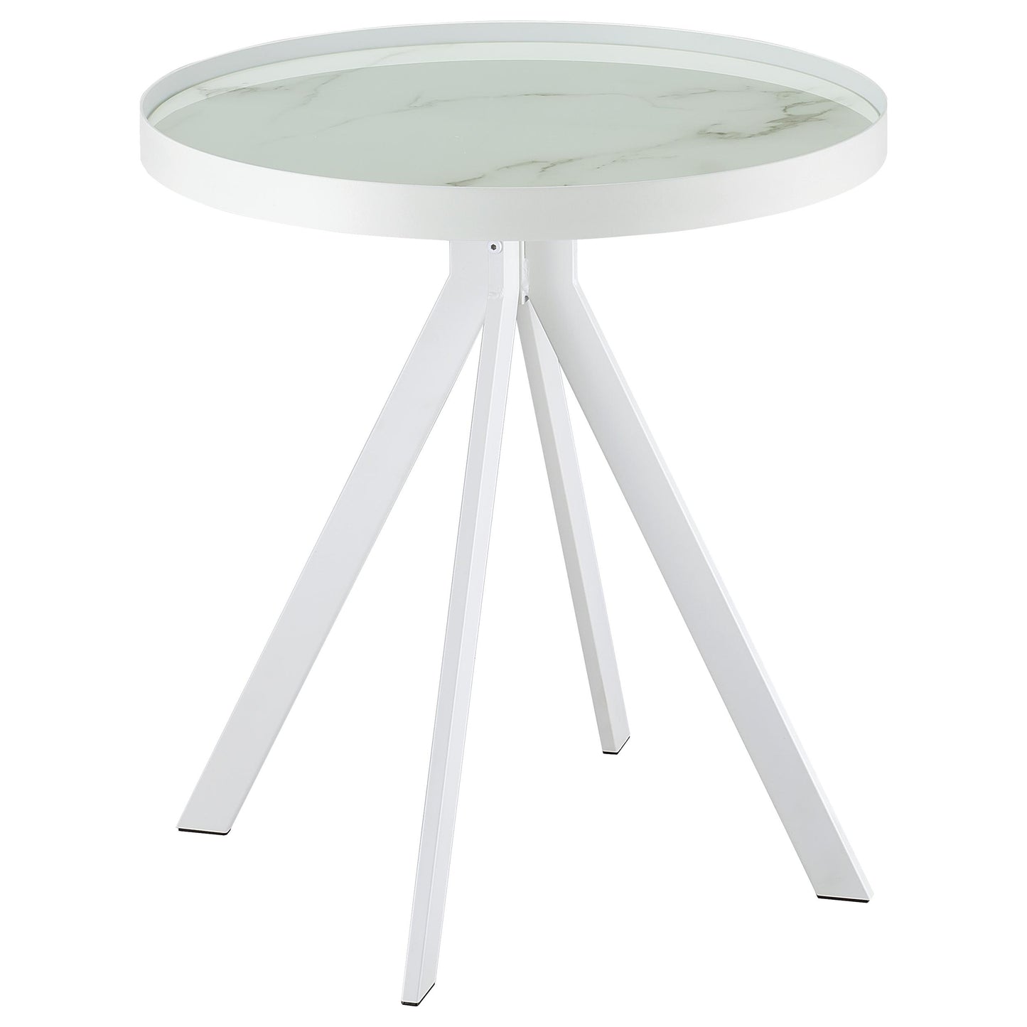 Briggs 3-piece Round Coffee and End Table Set White