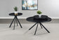 Briggs 2-piece Round Coffee and End Table Set Black