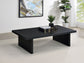 Max Rectangular Engineered Laminate Coffee Table Black