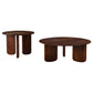 Dale 2-piece Solid Wood Coffee and End Table Set Brown