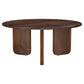 Dale 2-piece Solid Wood Coffee and End Table Set Brown