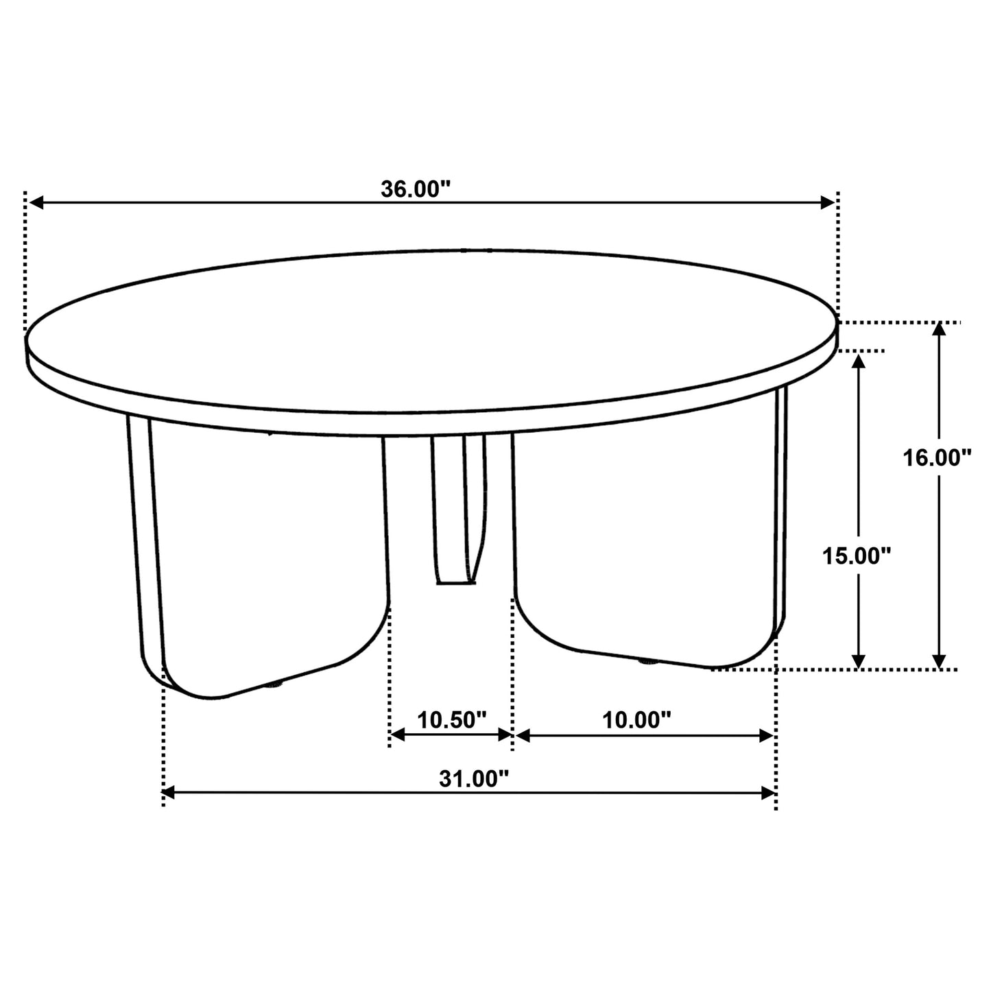 Dale 2-piece Solid Wood Coffee and End Table Set Brown