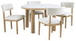 Ashley Express - Sawdyn Dining Table and 4 Chairs