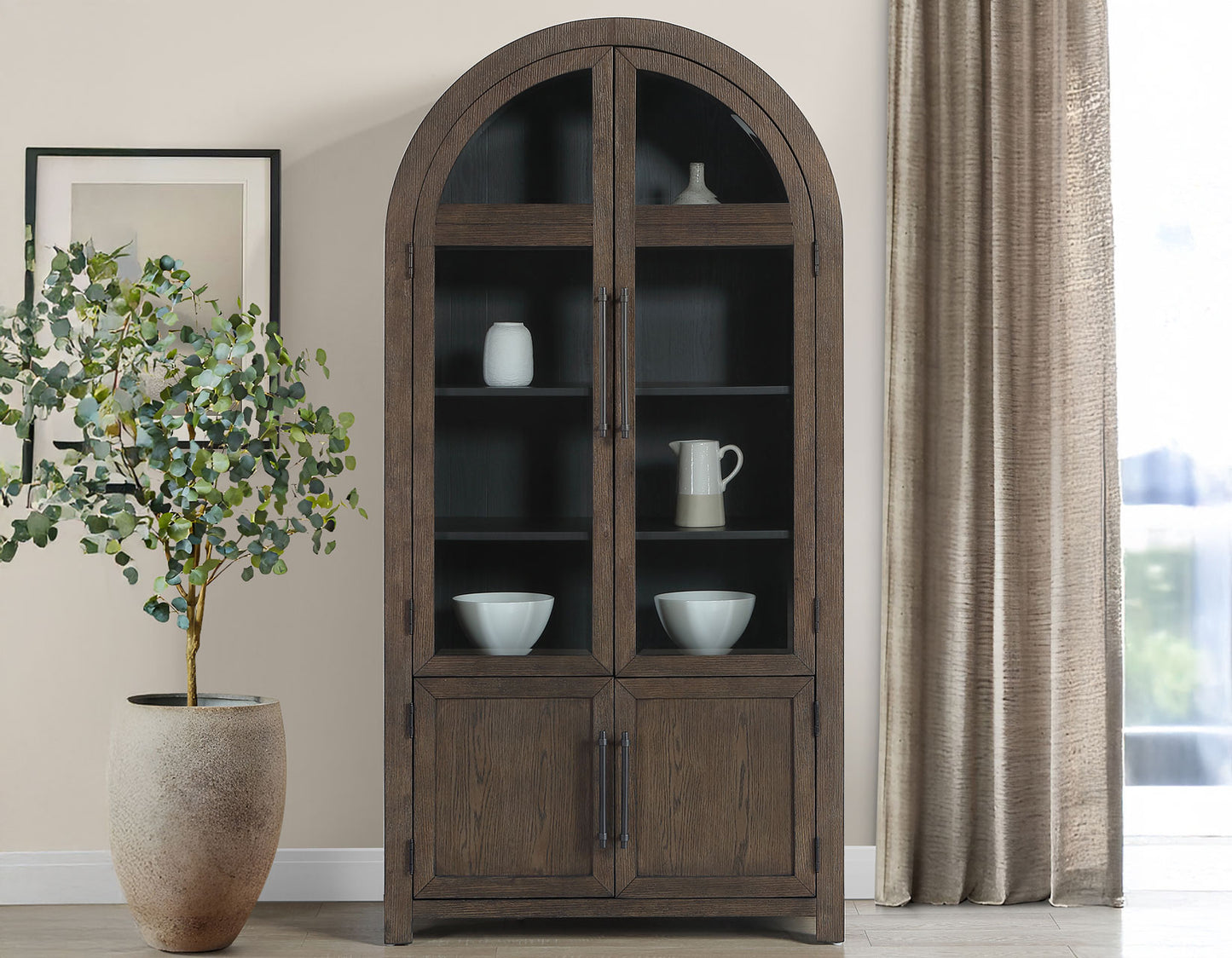 Burlington Curio, Cocoa with Black Interior