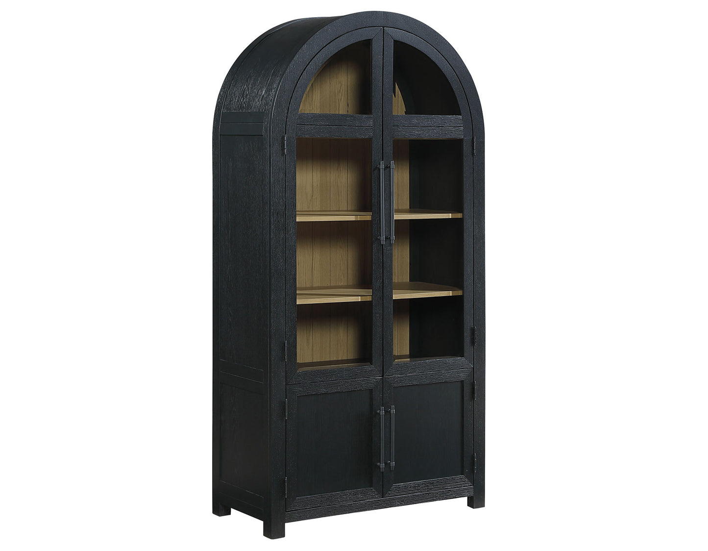 Magnolia Curio, Black with Weathered Sand Interior