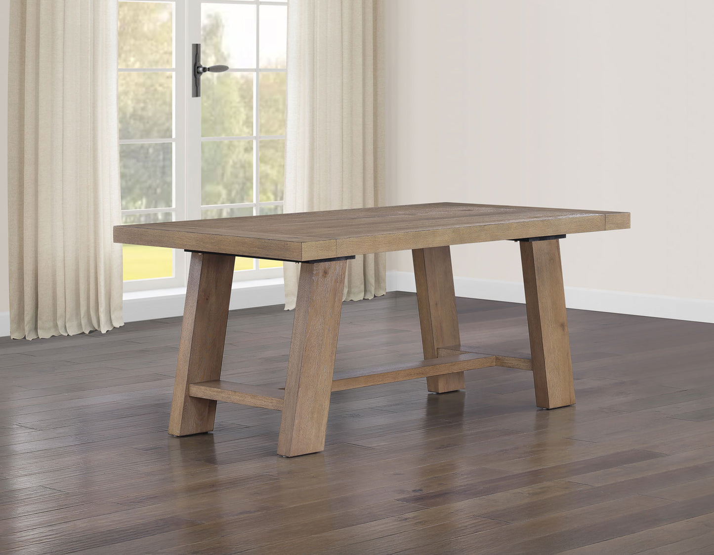 Orinda 72-108" Dining Table Top with two 18" Leaves