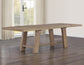 Orinda 72-108" Dining Table Top with two 18" Leaves