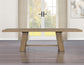 Orinda 72-108" Dining Table Top with two 18" Leaves