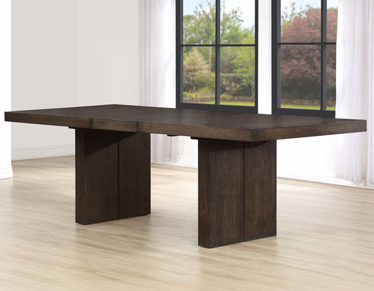 Evan 78-96 inch Dining Table with 18" Leaf