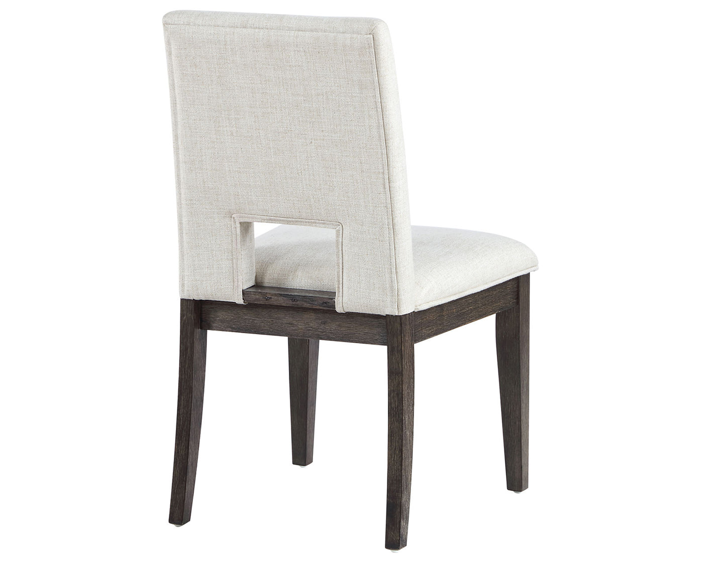 Evan 5-Piece 78-96-inch Dining Set with 4 Eggshell Linen-Look Side Chairs