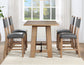 Aubrey 5-Piece 59.5" Counter Dining Set, Driftwood Finish