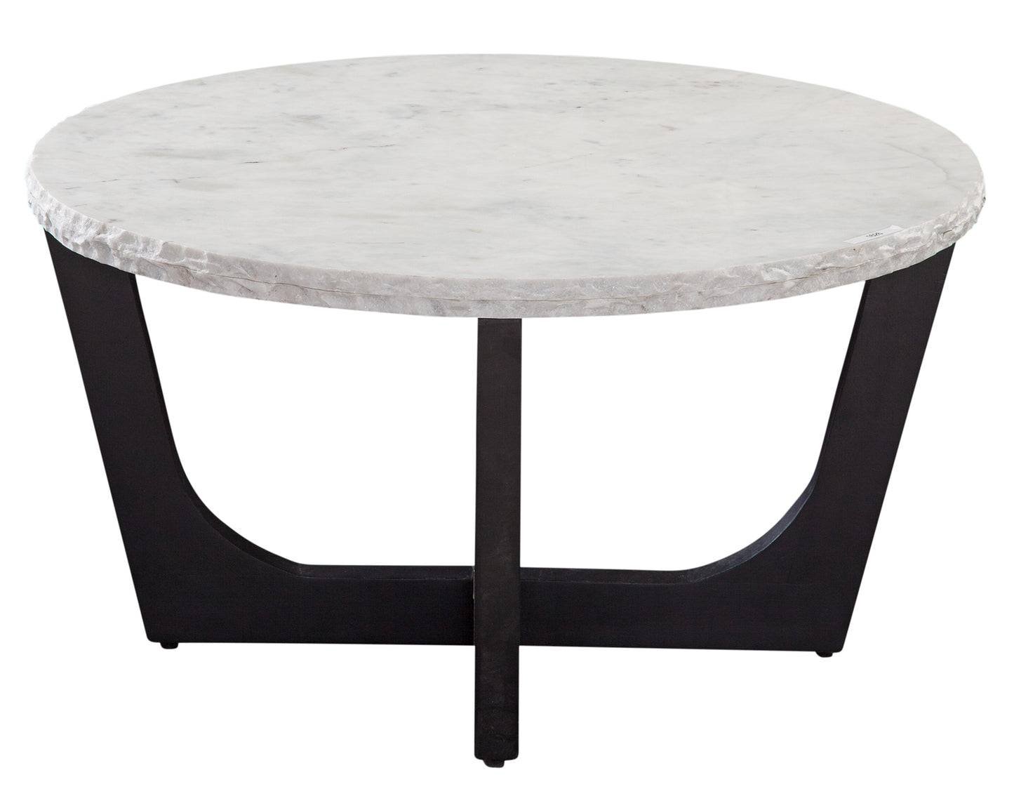 Chrissy 32" Solid White Marble Top Coffee Table