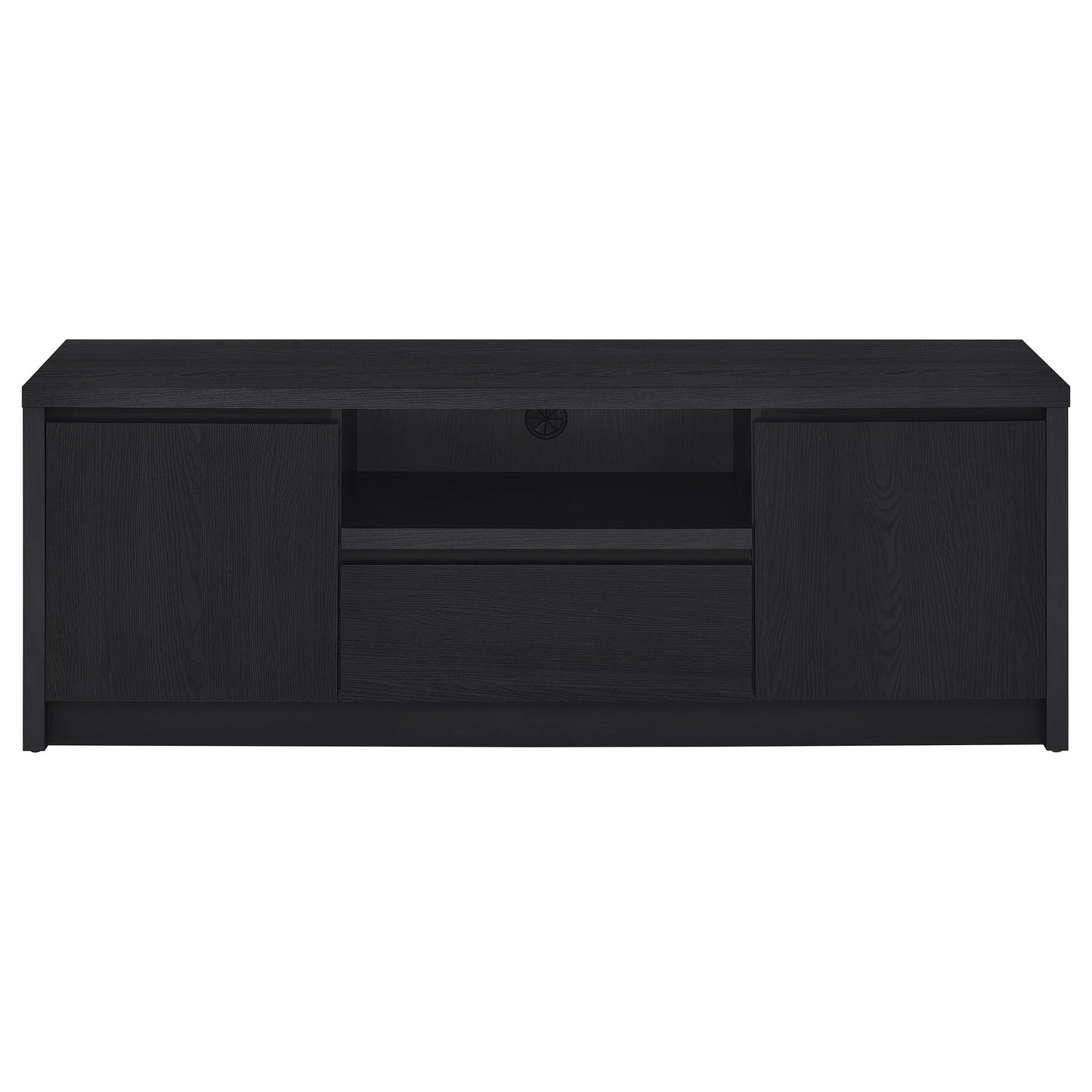 Winfield 60-inch 2-door TV Stand Media Console Black