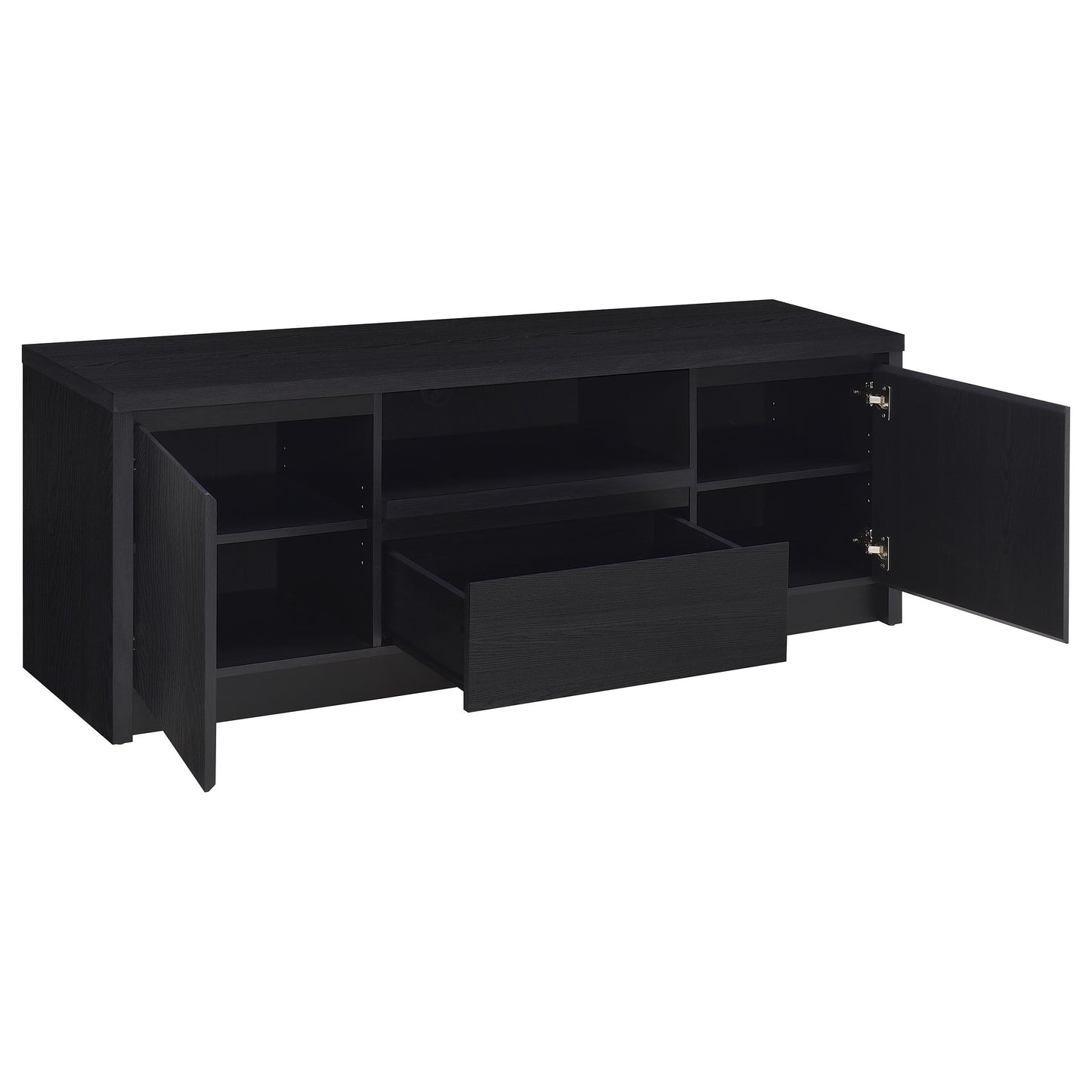 Winfield 3-piece Entertainment Center 60-inch TV Stand Black