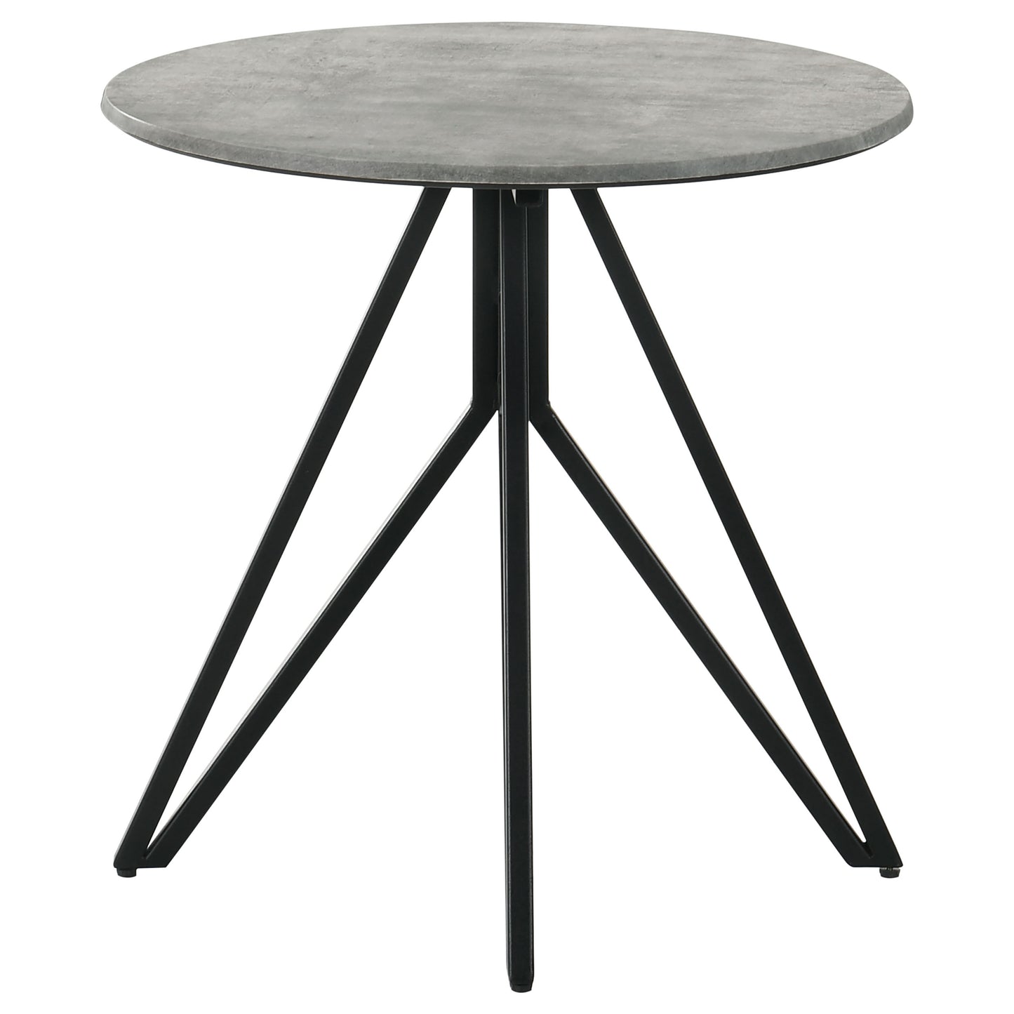 Hadi 3-piece Round SmartTop Coffee and End Table Set Cement