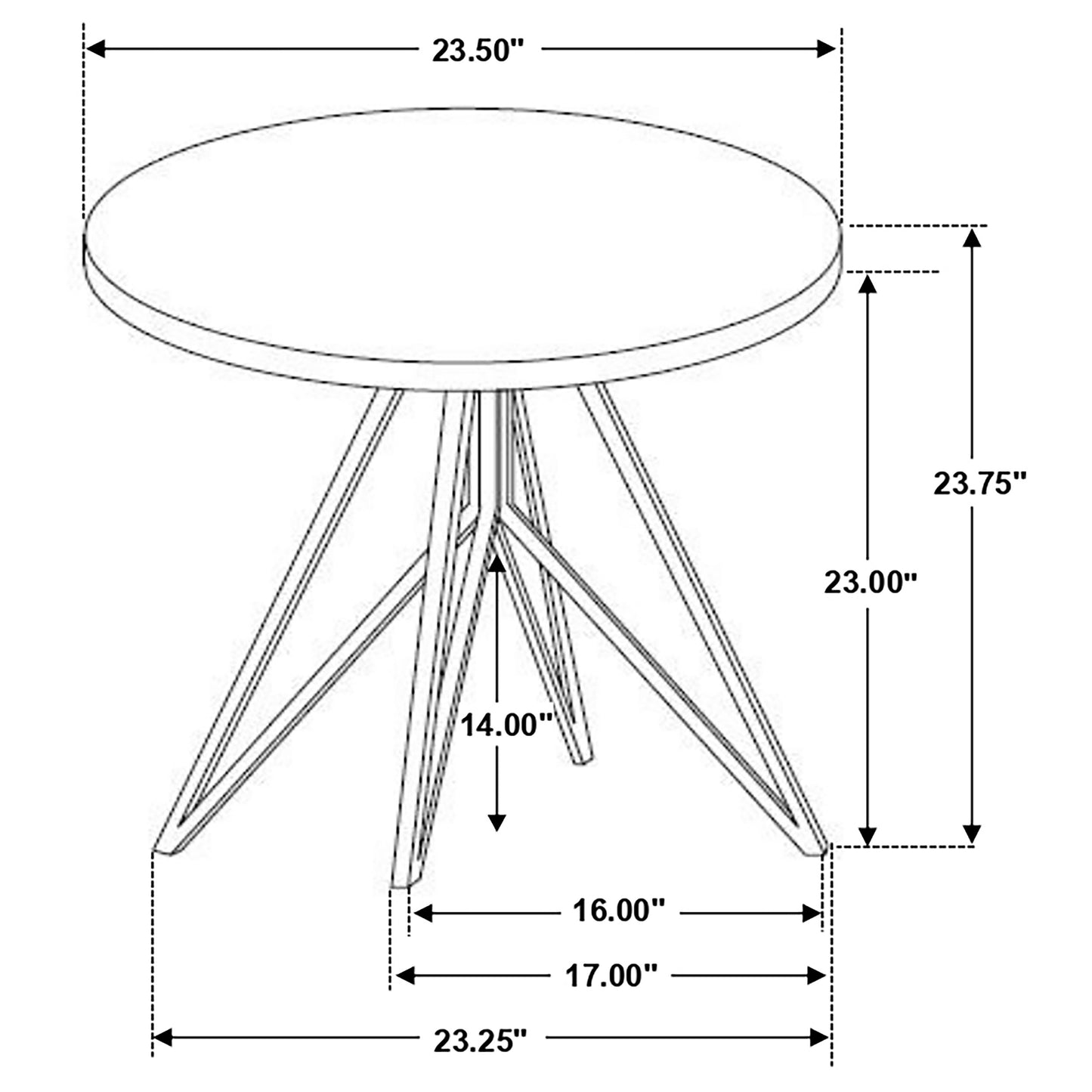 Hadi 3-piece Round SmartTop Coffee and End Table Set Cement