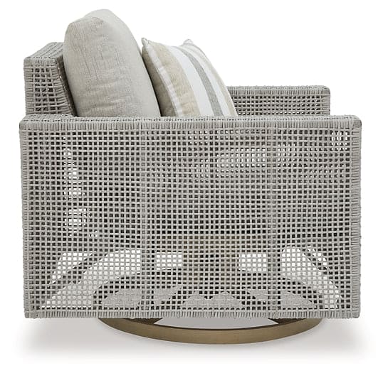 Seton Creek Outdoor Lounge Chair and Ottoman