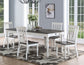 Joanna 6 Piece Dining
(Table, Bench & 4 Side Chairs)