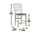 Abacus 5-Piece Counter Drop-Leaf Dining Set
(Table & 4 Chairs)