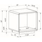 Paseo 3-piece Coffee and End Table Set White High Gloss