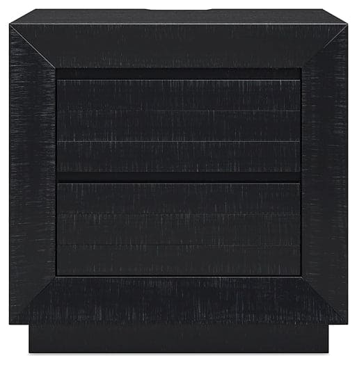 Londer King Panel Bed with Mirrored Dresser, Chest and Nightstand