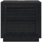 Londer California King Panel Bed with Mirrored Dresser and Nightstand