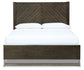 Arkenton Queen Panel Bed with Mirrored Dresser, Chest and Nightstand