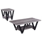 Stevens 2-piece Rectangular Coffee and End Table Set Grey
