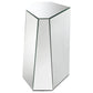 Capella 2-piece Mirrored Coffee and End Table Set Silver