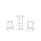 POLYWOOD Modern Studio Counter Stool 3-Piece Bistro Set FREE SHIPPING